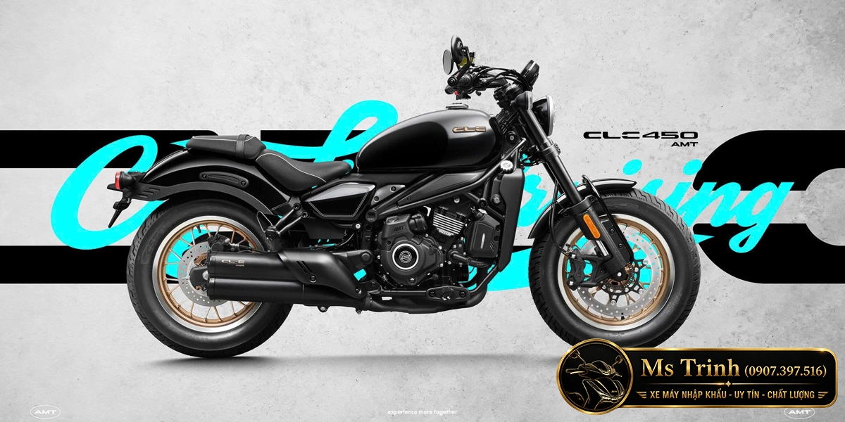 CFMoto 450CL-C AMT tại Quảng Trị – Cruiser 449cc hộp số tự động AMT đầy cuốn hút, giá tốt