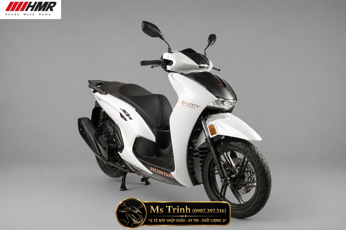 Honda SH350i nhập Ý 2026 tại Quảng Trị - SH350i Sporty Trắng Nhám, Xám Bóng Đẳng Cấp Chuẩn Ý