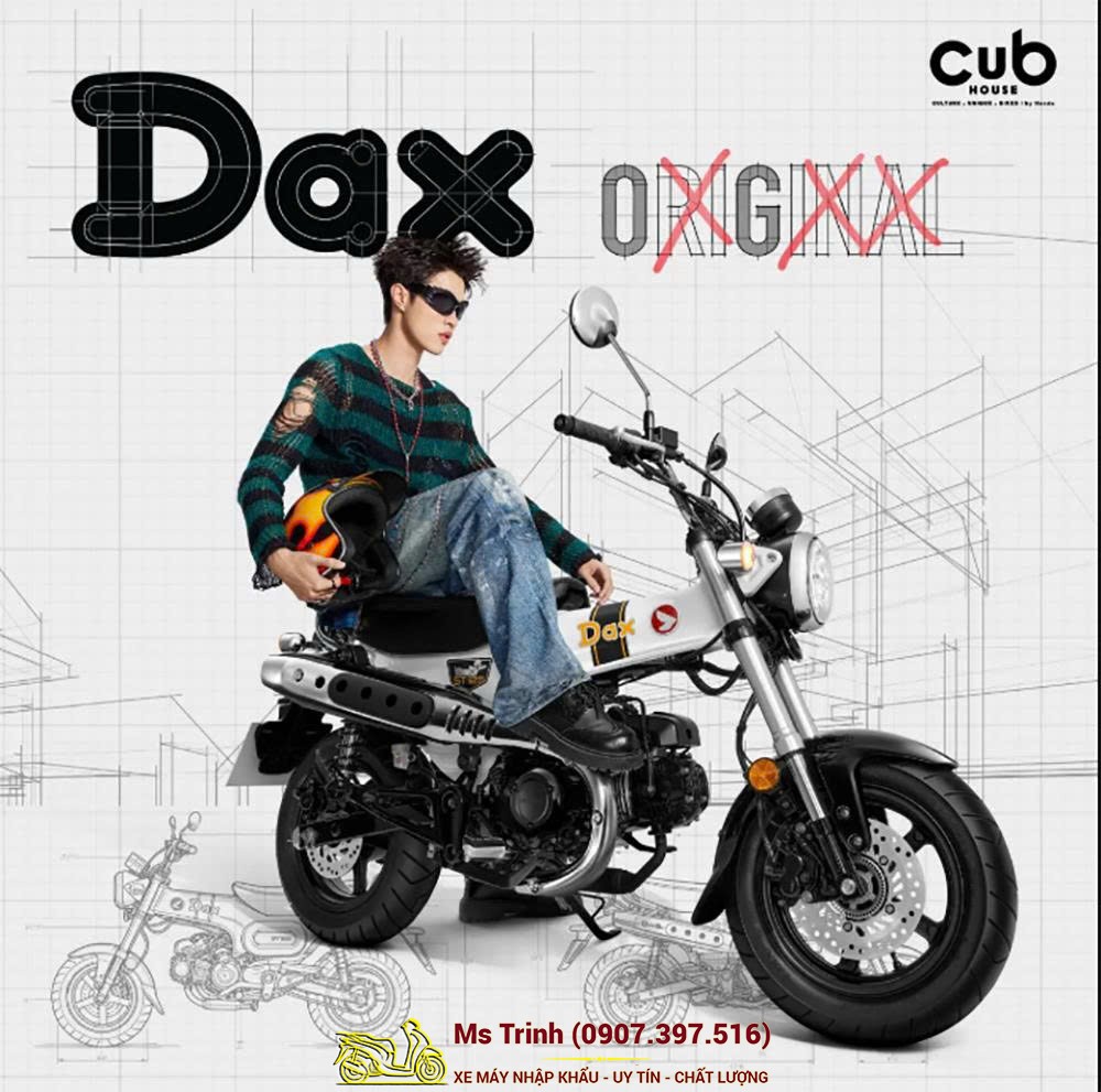 Honda Dax 125 2026 tại Quảng Trị - Minibike Huyền Thoại Khung T-Bone Độc Đáo