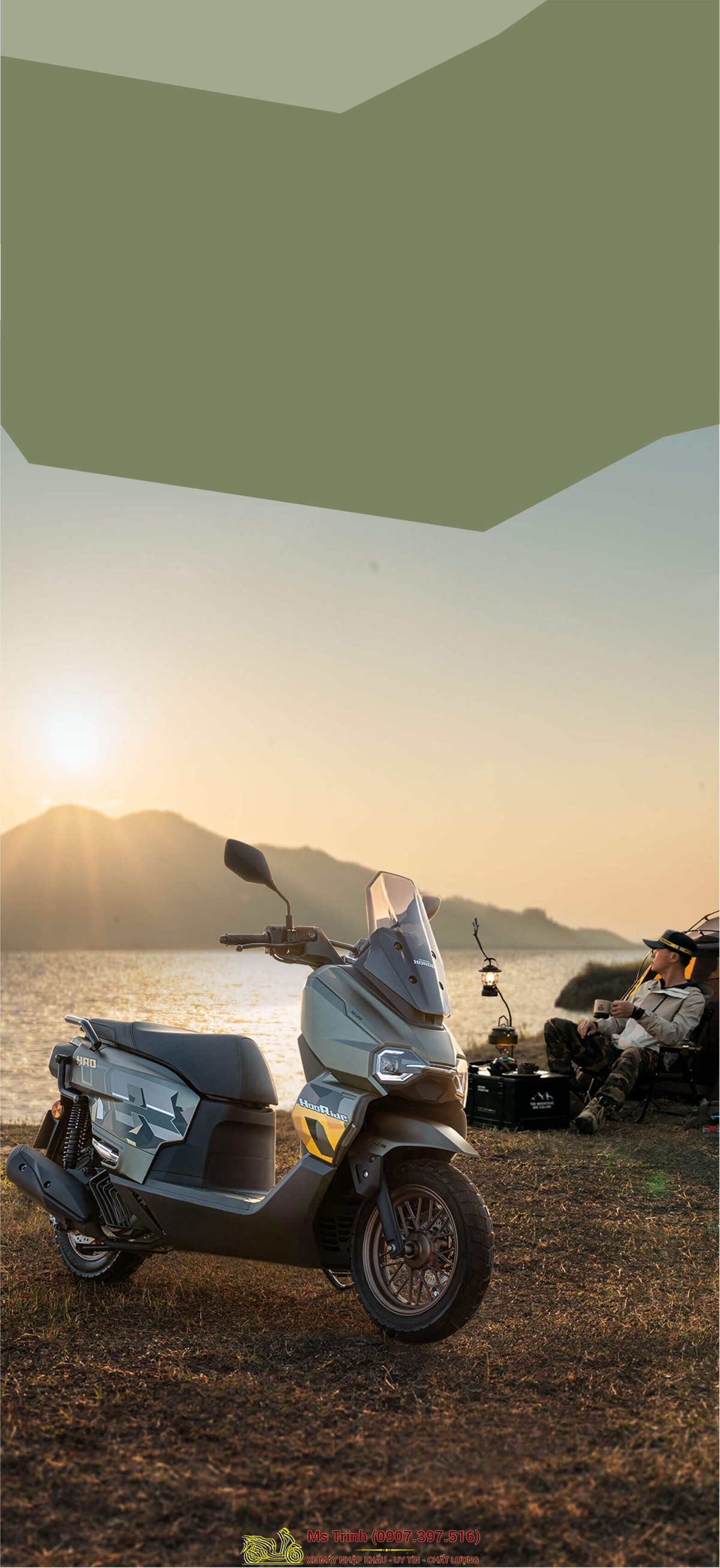 Honda HRD125 2026 - Xe tay ga ADV cá tính, ABS 2 kênh, công nghệ hiện đại tại Quảng Trị