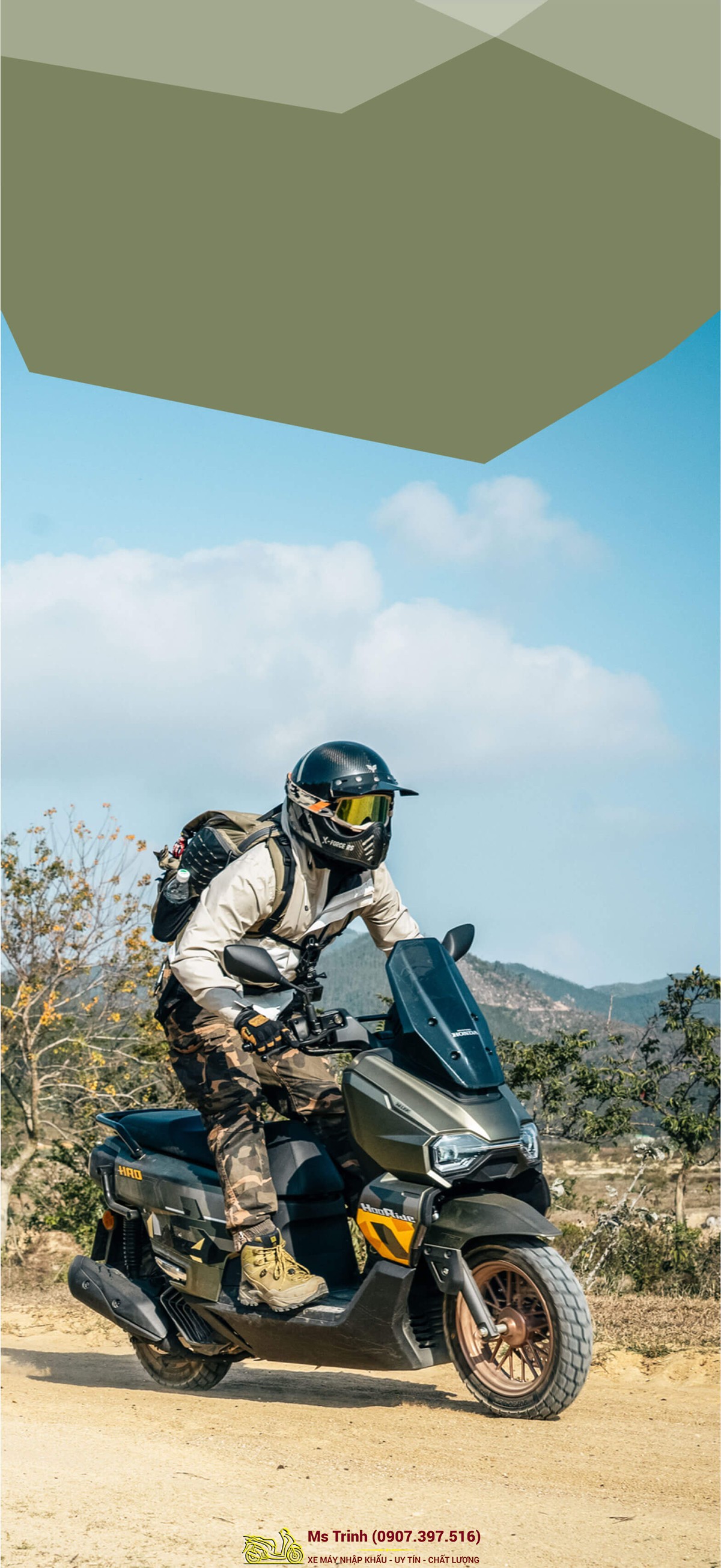 Honda HRD125 2026 - Xe tay ga ADV cá tính, ABS 2 kênh, công nghệ hiện đại tại Quảng Trị