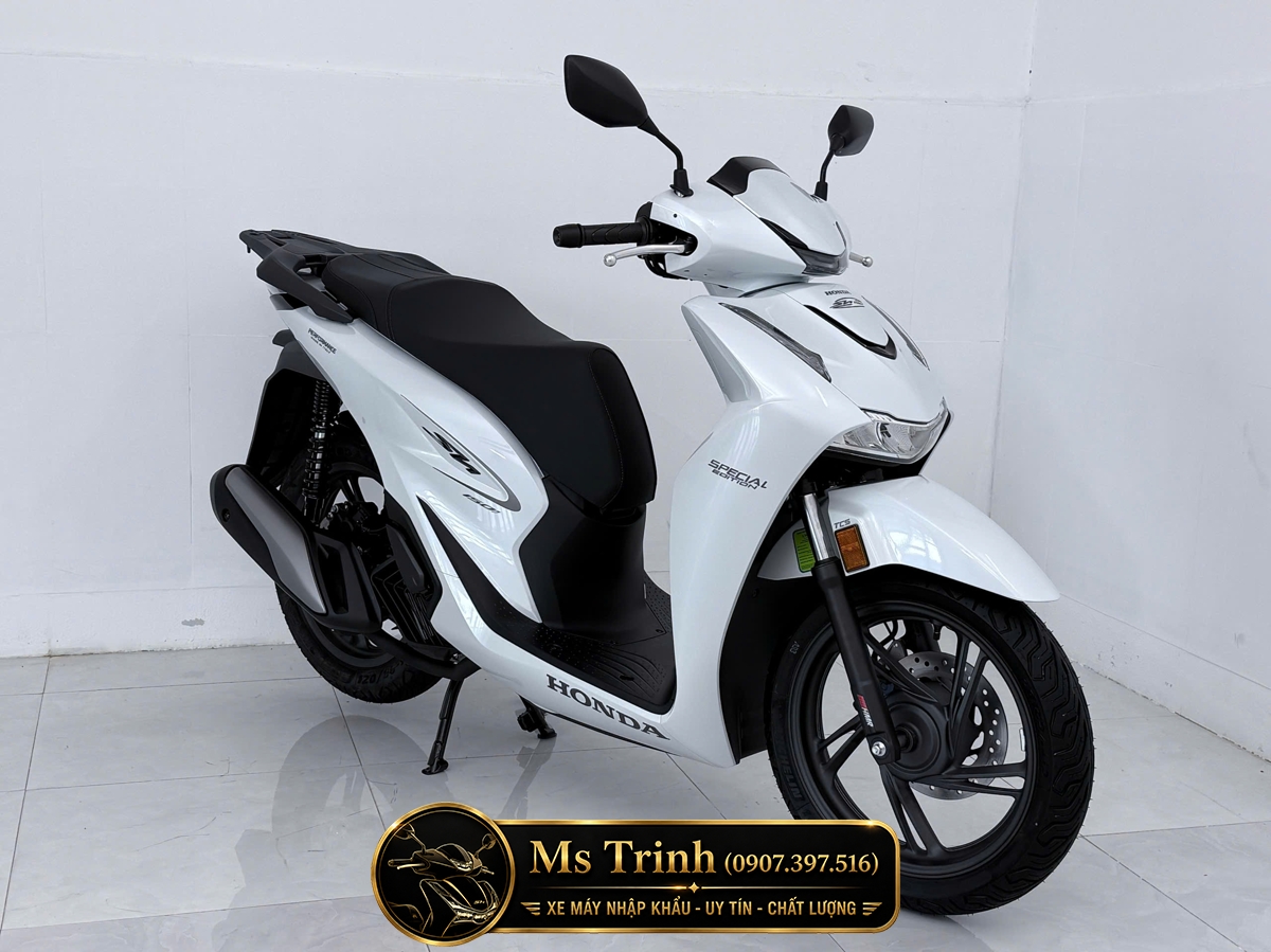 Honda SH150i Special Edition Standard nhập HMR Ý màu trắng tại Quảng Trị: Giá trị nằm trong từng chi tiết nguyên bản