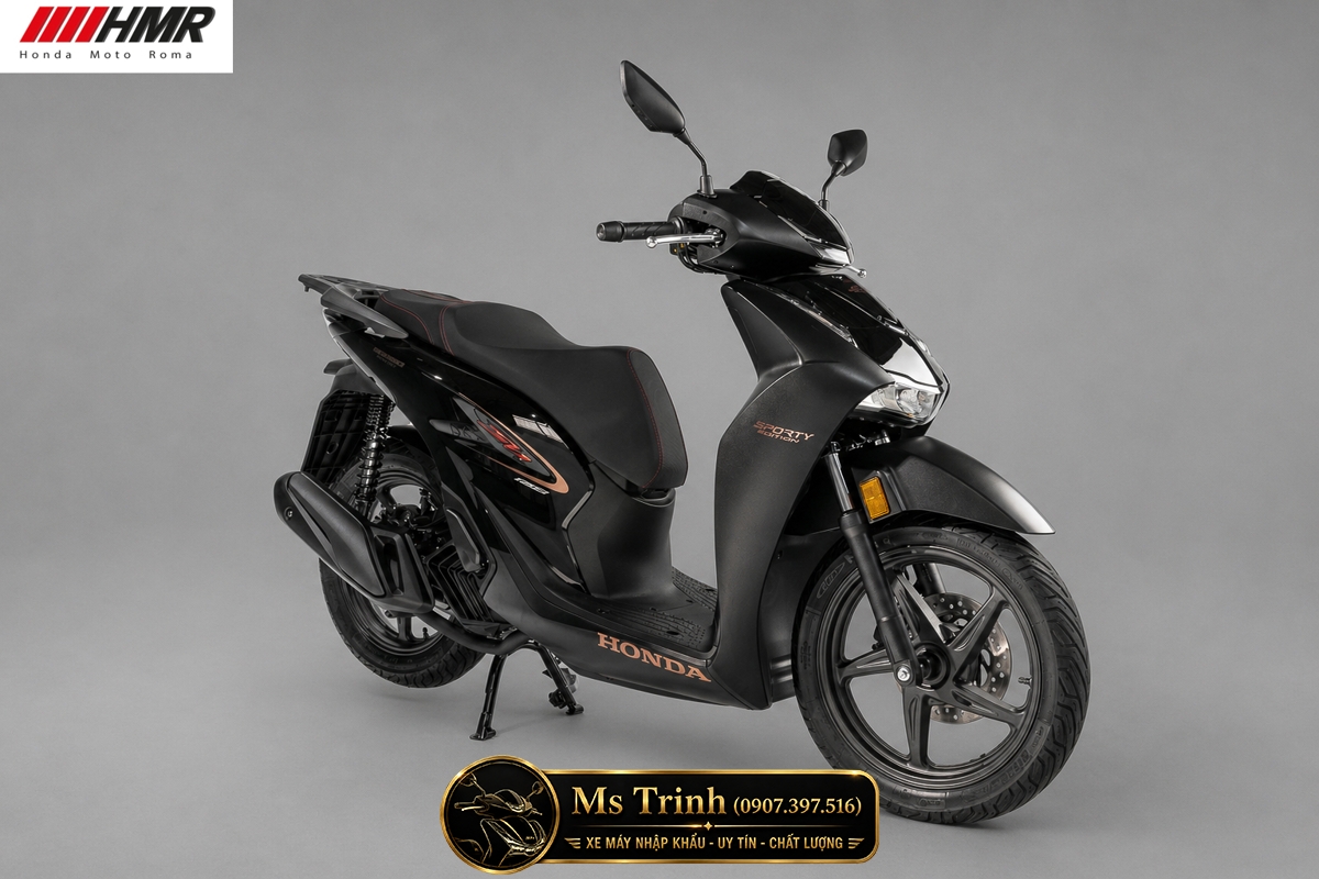 Honda SH150i nhập Ý 2026 Sporty màu đen tại Quảng Trị - Mẫu SH Ý cao cấp được săn đón nhất hiện nay