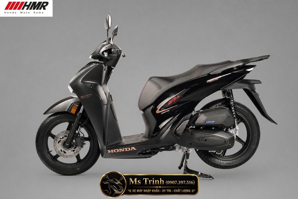 Honda SH150i nhập Ý 2026 Sporty màu đen tại Quảng Trị - Mẫu SH Ý cao cấp được săn đón nhất hiện nay