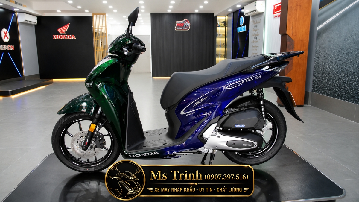Honda SH150i Vetro Green - Sapphire tại Quảng Trị: SH Ý Limited 200 xe
