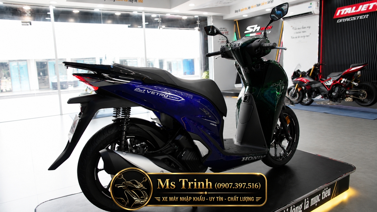 Honda SH150i Vetro Green - Sapphire tại Quảng Trị: SH Ý Limited 200 xe