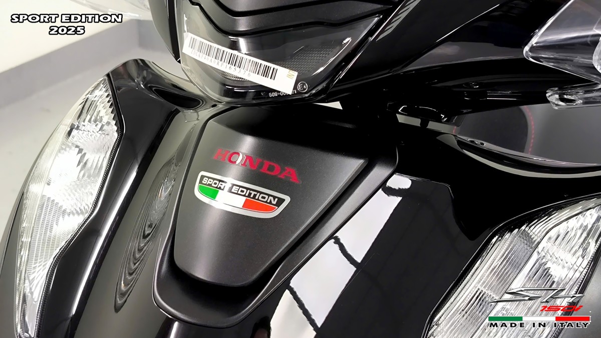 Honda SH150i 2025 Italy Sport Edition Màu Đen, Nhập Chính Hãng, Giá Rẻ tại Quảng Trị