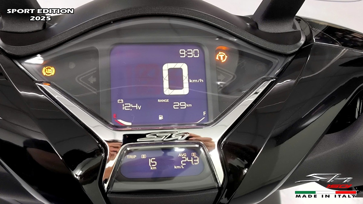 Honda SH150i 2025 Italy Sport Edition Màu Đen, Nhập Chính Hãng, Giá Rẻ tại Quảng Trị