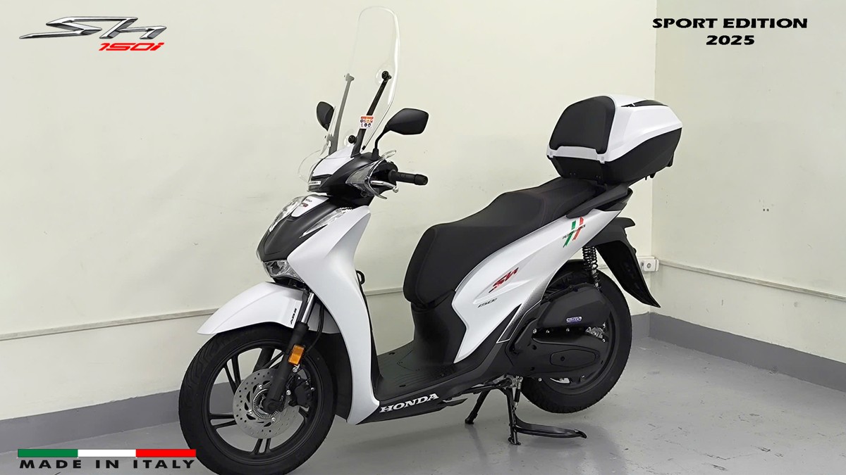 Honda SH150i Sport Edition 2025 Trắng, Made In Italy, Nhập Chính Hãng tại Quảng Trị