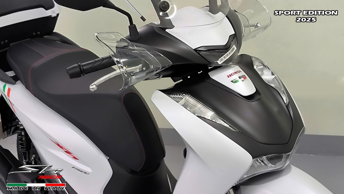 Honda SH150i Sport Edition 2025 Trắng, Made In Italy, Nhập Chính Hãng tại Quảng Trị