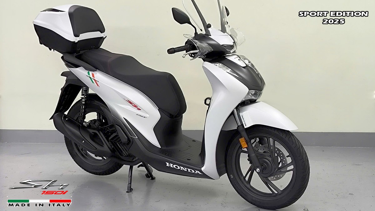 Honda SH150i Sport Edition 2025 Trắng, Made In Italy, Nhập Chính Hãng tại Quảng Trị