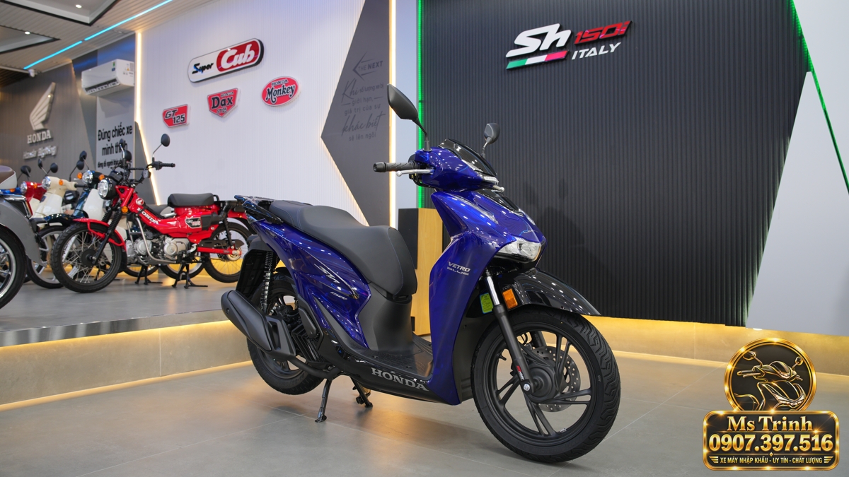 Honda SH150 Vetro Blue 2027 tại Quảng Trị - Xanh Sapphire trong suốt, nhập Ý sang trọng