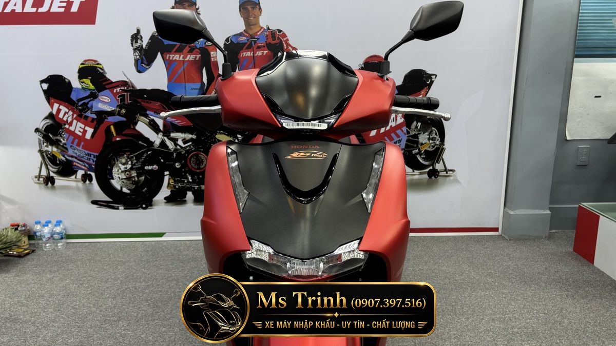 Honda SH150 Ý 2026 màu đỏ Sporty New Concept tại Quảng Trị: Giá trị khác biệt của một chiếc SH nhập khẩu