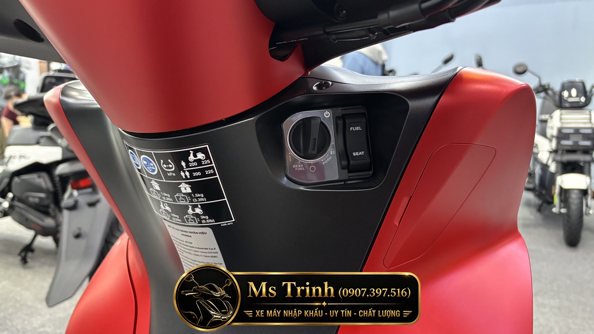 Honda SH150 Ý 2026 màu đỏ Sporty New Concept tại Quảng Trị: Giá trị khác biệt của một chiếc SH nhập khẩu