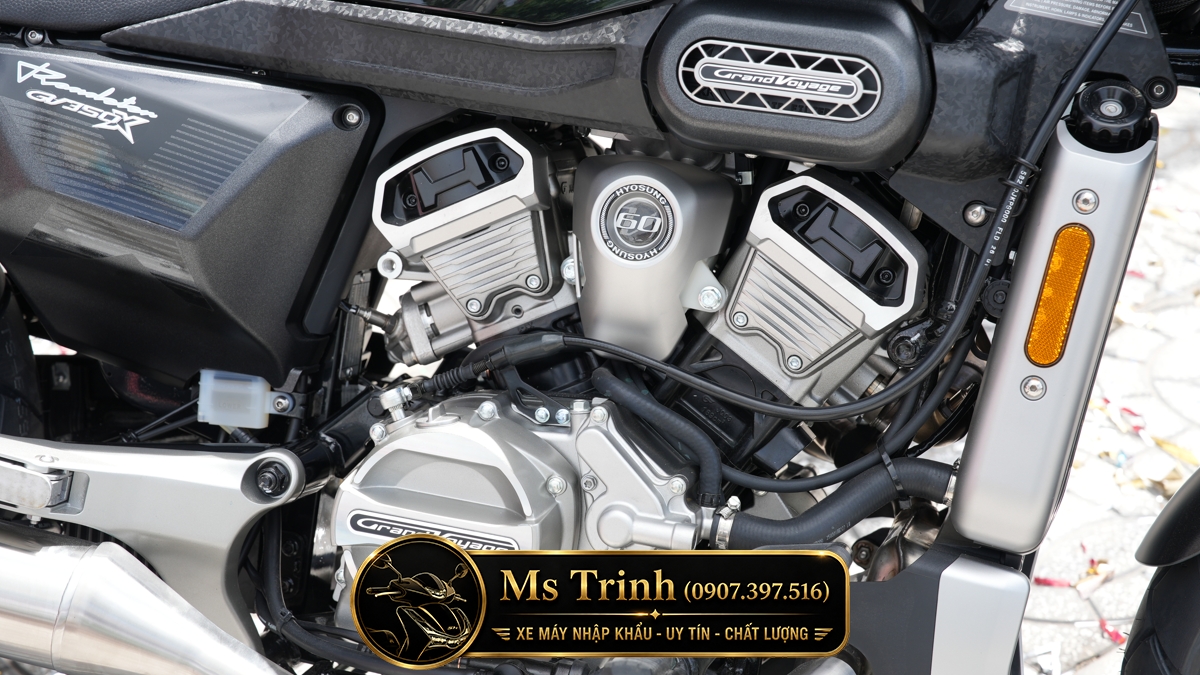 Hyosung GV350X tại Quảng Trị - Cruiser 350cc Phong Cách Mỹ Cơ Bắp, Cá Tính