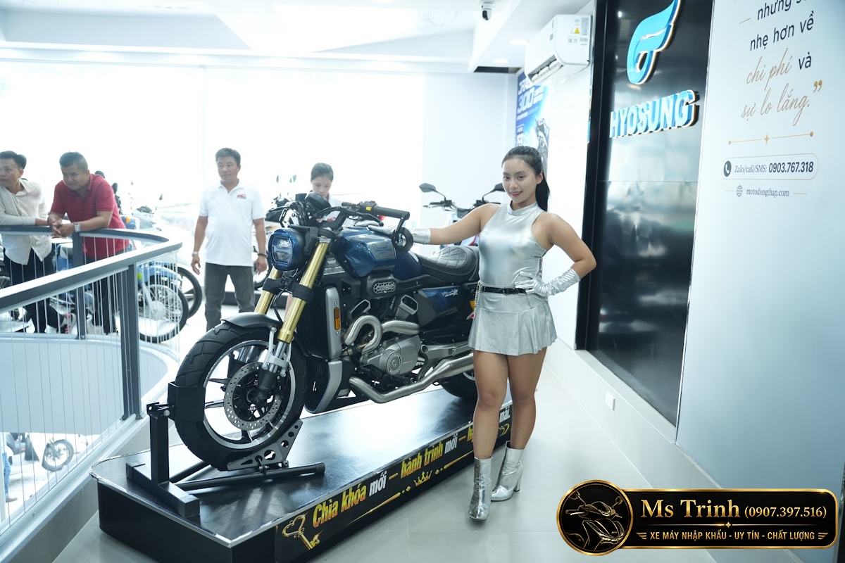 Hyosung GV350X tại Quảng Trị - Cruiser 350cc Phong Cách Mỹ Cơ Bắp, Cá Tính
