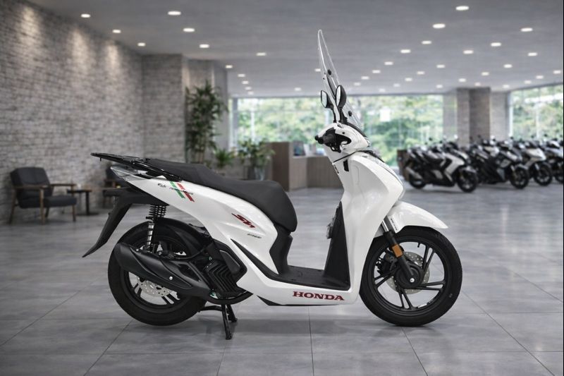 Honda SH150 trắng pha lê nhập Ý 2026 tại Quảng Trị - Sport Edition chính ngạch, chuẩn chất Ý