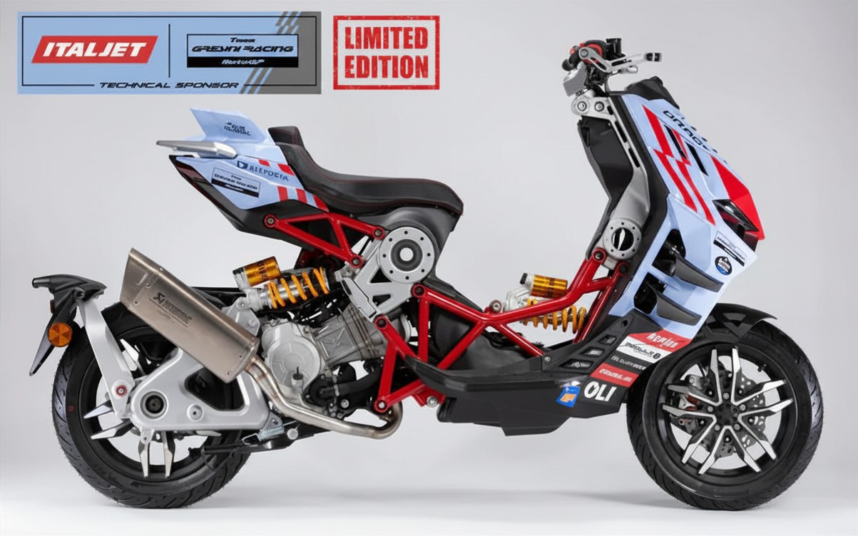 Italjet Dragster 300 Gresini Racing Tại Quảng Trị - Chiếc Scooter Ý Khiến Dân Chơi Xe Phải Ngoái Nhìn