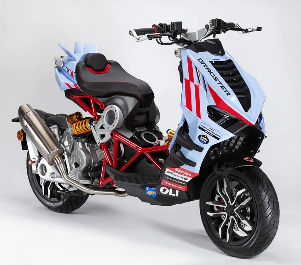 Italjet Dragster 300 Gresini Racing Tại Quảng Trị - Chiếc Scooter Ý Khiến Dân Chơi Xe Phải Ngoái Nhìn