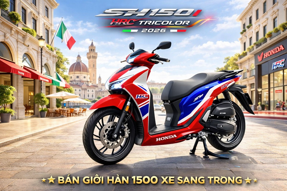 Honda Sh150 HRC 2026 Special Editon tại Quảng Trị - Siêu phẩm SH Ý giới hạn 500 xe toàn cầu