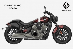 Benda Drak Flag 500, Động Cơ V4, Phuộc Nâng Điện, TCS, ABS tại Quảng Trị