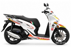 Honda SH150 Ý Malossi 2026 tại Quảng Trị - Tem custom thể thao, dáng SH thanh lịch